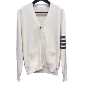 Thom Browne Classic 4 Bar 5 Button Cardigan